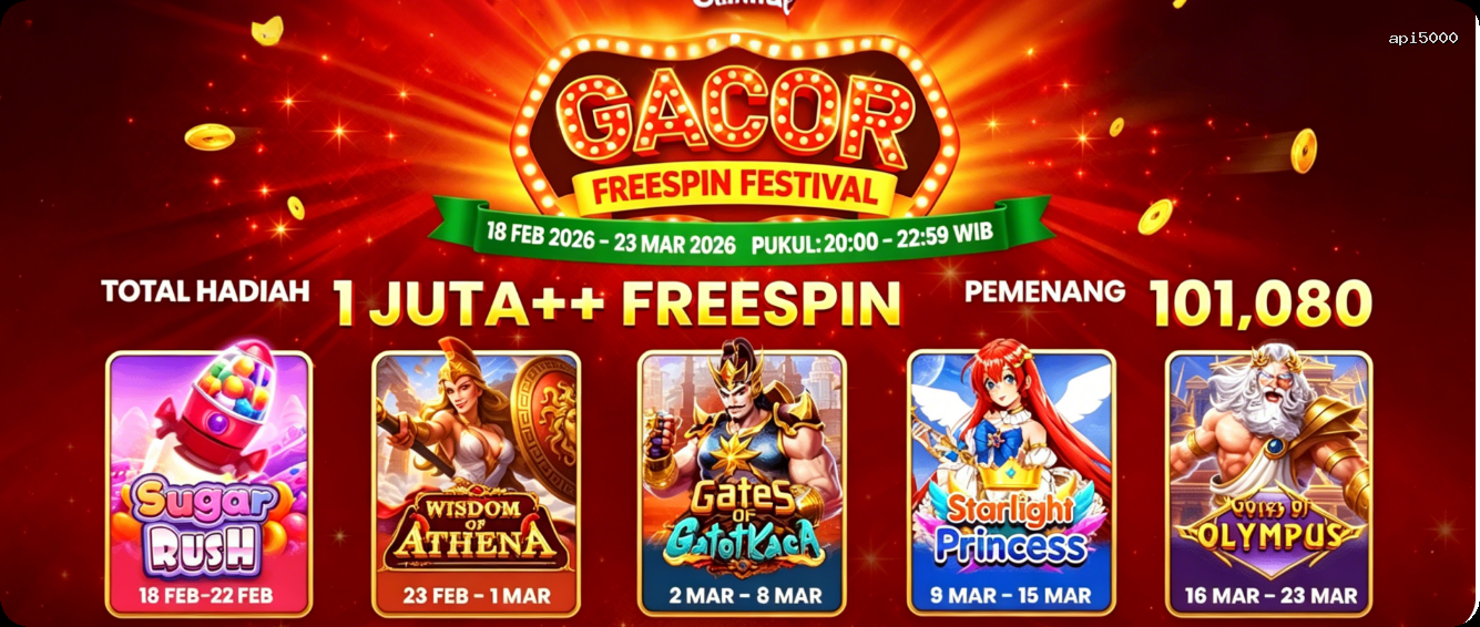 Login api5000 Sekarang Bonus Melimpah